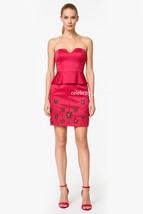 Embellished Bustier Strapless Cocktail Dress in Hot Pink AUS STOCK RRP $... - $49.99