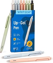 Writech Gel Pens Fine Point: 0.5Mm No Smear &amp; Smudge Black Ink Pen Click... - $29.99