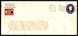 1954 US Ad Cover - Danner Bros &amp; Co, Indianapolis, Indiana G6 - £2.21 GBP