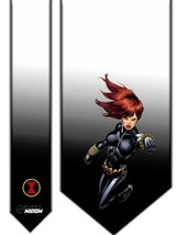 2016 Arrival - Black Widow Satin Neck Tie - Avengers Agent of SHEILD Natalia Rom - £28.99 GBP