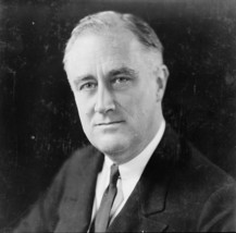 Franklin Delano Roosevelt Photograph - Historical Artwork From 1933 - Us, Gloss - £35.39 GBP