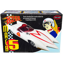 Skill 2 Model Kit Speed Racer Mach 5 1/25 Scale Model by Polar Lights - £33.91 GBP