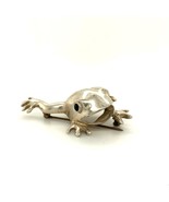 Vintage Sterling Signed 925 Mexico Art Nouveau Leap Frog Toad Shape Broo... - £53.72 GBP