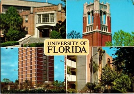 Vtg Postcard University of Florida, Gainsville multi View Continental - £5.16 GBP