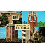 Vtg Postcard University of Florida, Gainsville multi View Continental - £5.19 GBP