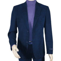 Men ZACCHI Velour Velveteen Hounds tooth Blazer Sport Coat DUANE 74521 N... - $82.50