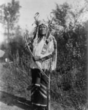 Edward Curtis Long Time Dog, Hidatsa Native American Giclee Print + Ships Free - £31.07 GBP+