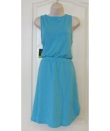 Tek Gear® French Terry Dress Mineral relay Blue Women&#39;s Sz M NWT MSRP$36 - $21.29