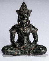 Buddha Statue - Antik Khmer Stil Meditation Baphuon - £239.35 GBP
