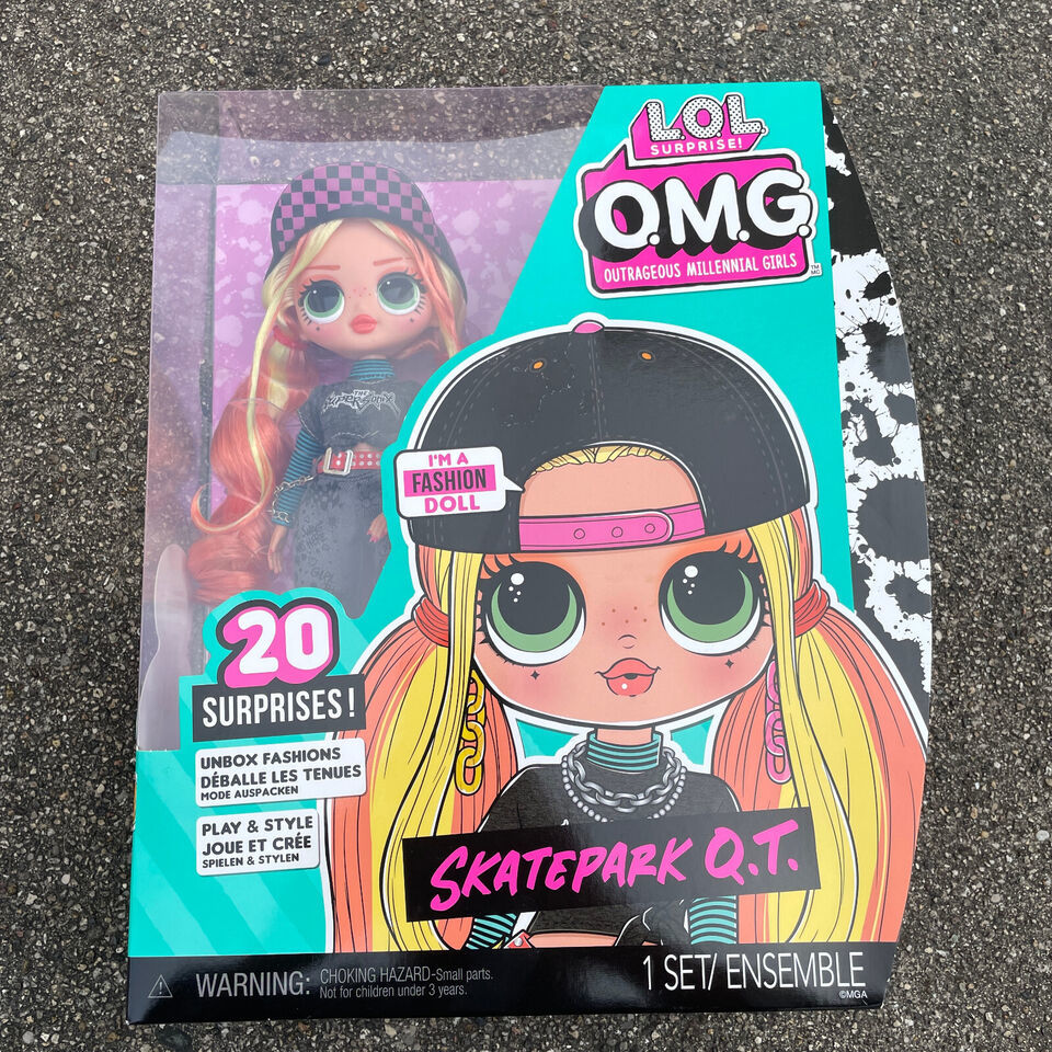 LOL Surprise OMG Skatepark Q.T. Fashion Doll with 20 Surprises NIB ...