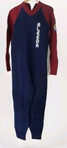 SPORTS Aleeda Full Wetsuit Sz XL Half Zip Long Sleeve Scuba Diving Navy/Burgundy - £37.00 GBP