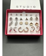 Studio 1886 Spring Fling Essential 12 Silvertone &amp; Goldtone Earrings - P... - €17,47 EUR