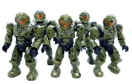 Mega Bloks Construx Halo Green Spartans Lot 5 Pathfinder Night Ops Figur... - £8.16 GBP