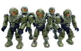 Mega Bloks Construx Halo Green Spartans Lot 5 Pathfinder Night Ops Figur... - £8.12 GBP