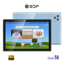 Bdf P50 Dual 5G Tablet Pc 10,1&quot; 8GB RAM+128GB Rom Android 12, HI-RES, Free Gift - £164.79 GBP