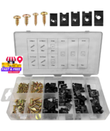 170PCS Car U Clips w/ Screw Assortment Mounting Kit 85 Pcs Philips Head ... - $18.80