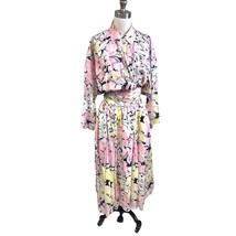 VTG 1980s Passion Design Michael Zberro Silk Skirt Set Blouse France Cot... - $321.75