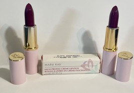 2 Mary Kay High Profile Creme Lipstick Black Raspberry Two New Free Shipping! - $22.49