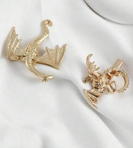 Gold dragon hair clip SET - £11.17 GBP