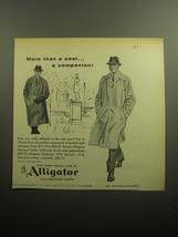 1958 Alligator Platinum Label and Galecoat Coats Ad - More than a coat - £14.45 GBP