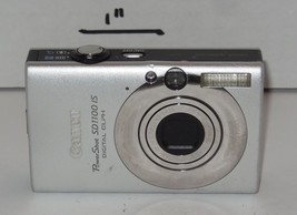 Canon PowerShot Digital ELPH SD1000 8.0MP Digital Camera - Silver Tested Works - £157.90 GBP