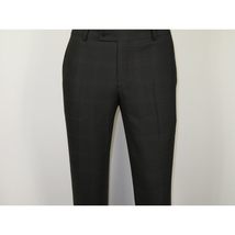 Men Suit BERLUSCONI Turkey Italian Wool 180's Single Breasted 623-01 Black Plaid image 14