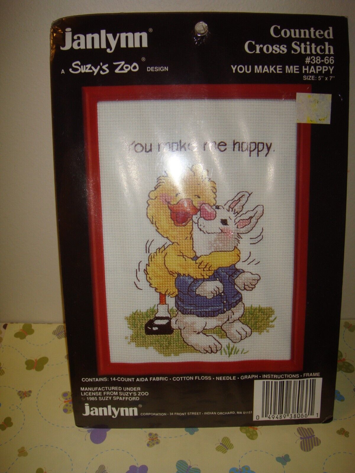 Janlynn Suzy's Zoo You Make Me Happy Cross Stitch Kit 38-66 - £11.77 GBP