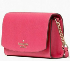 Kate Spade Staci Small Flap Chain Crossbody Pink Saffiano WLR00632 NWT $239 FS - £75.57 GBP