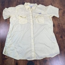 Magellan Shirt MensMedium  Yellow Vented Fishing Gear - $12.86