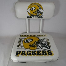 Vintage 1993 Green Bay Packers Padded Folding Stadium Seat Back Rest 14&quot; - £23.65 GBP