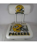 Vintage 1993 Green Bay Packers Padded Folding Stadium Seat Back Rest 14&quot; - £23.34 GBP