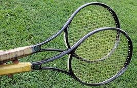 2pc Wimbledon Eclipse Graphite Professional 98 Tennis Racquet 4½  SET/PA... - £79.92 GBP