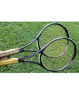 2pc Wimbledon Eclipse Graphite Professional 98 Tennis Racquet 4½  SET/PA... - £79.67 GBP