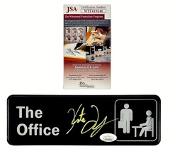 KATE FLANNERY Autograph SIGNED THE OFFICE WALL Plaque 3&quot; x 9&quot; MEREDITH J... - £87.92 GBP