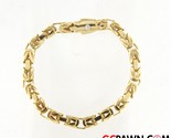 9&quot; Men&#39;s Bracelet 10kt Yellow Gold 389893 - £973.54 GBP