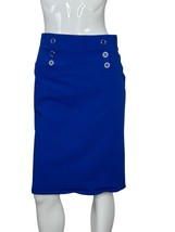 89th &amp; Madison Blue Pencil Skirt Women&#39;s Medium Knee Length Nodical - $373.95 MXN
