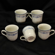 Sango Renaissance Arcadia Blue Cups Lot of 5 - £27.74 GBP