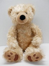 VTG Beckett  Teddy Bear Plush 18” Light Golden Brown Stuffed Animal Russ Berrie - £11.80 GBP