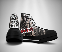 motley crue Printed Canvas Sneakers SHoes - £31.83 GBP+