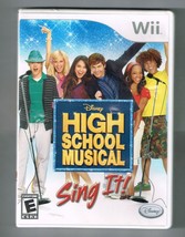 Nintendo Wii High School Musical Sing It video Game Complete - £11.27 GBP