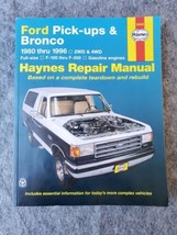 Haynes Manual 36058 Ford Pick ups Bronco 1980-96 2WD 4WD Full Size F100-350 Gas - £11.50 GBP