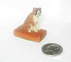 Mini Dog Figurine BOXER Resin Figurine by Arista...Reduced Price - £3.60 GBP