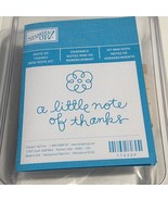 Stampin Up! A Little Note Of Thanks Mini Note Kit With Chocolate Chip In... - $7.89 CAD