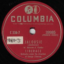 Liberace 78 I Don&#39;t Care / Jalousie SH2E - £5.45 GBP