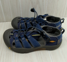 Keen Newport H2 Sandals Big Kids Youth Size 4 Blue Water Shoes Boys Girls - £14.64 GBP