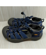 Keen Newport H2 Sandals Big Kids Youth Size 4 Blue Water Shoes Boys Girls - £14.81 GBP