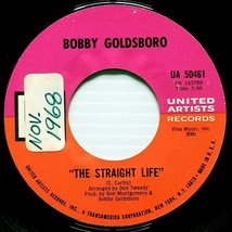 Bobby Goldsboro - The Straight Life / Tomorrow Is Forgotten [7&quot; 45 rpm Single] - £1.77 GBP