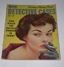 Big Detective Cases Magazine Vintage Summer 1953 Who Killed The Hottest ... - $19.99
