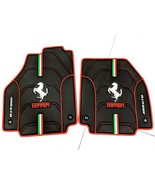 Ferrari 458, 488 GTB, Spider Eco Leather Floor Mats Black/Red Stitching/... - €780,72 EUR