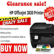 ??Hp Office Jet 3830 Wireless All-In-One Fax Inkjet Printer???Buy Now!?⬇️ - $99.00
